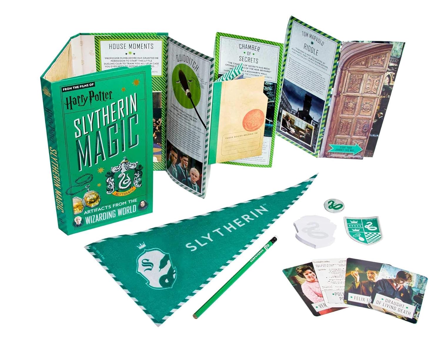 Harry Potter: Slytherin Magic - Artifacts From The Wizarding World Hardcover