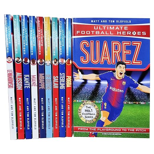Ultimate Football Heroes Series 10 Books Collection Set By Matt Oldfield