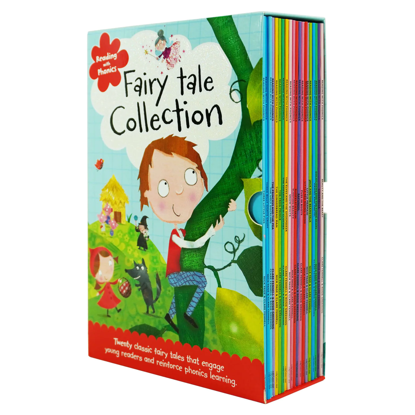 Reading With Phonics Fairy Tale Collection 20 Books Set Children Books Fairy Tales Set