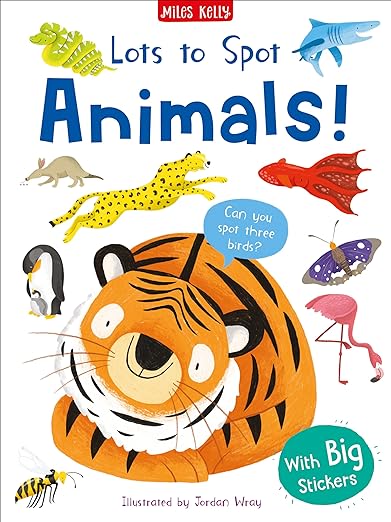 Lots To Spot Sticker Book: Animals!