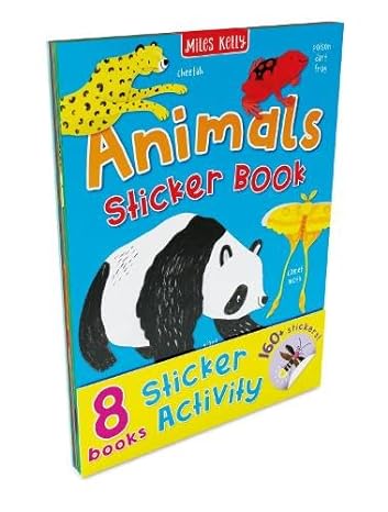 Animals Sticker Books 8 Pack