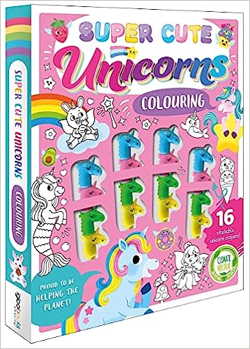 Super Cute Unicorns Colouring