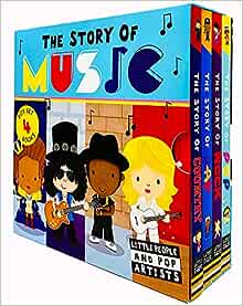 The Story Of Music 4 Books By Little Tiger - Ages 0-5 - Board Book