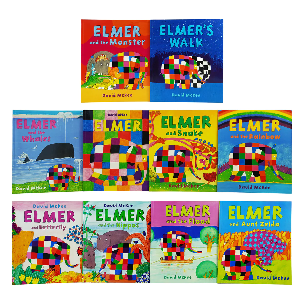 Elmer 10 Book Collection Set