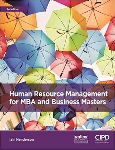 Human Resource Management For Mba And Business Masters, 3/e