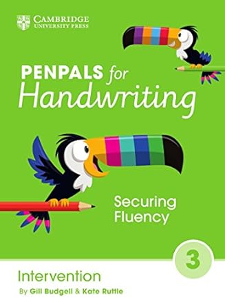 Penpals For Handwriting Intervention Book 3 (developing Speed And Fluency)