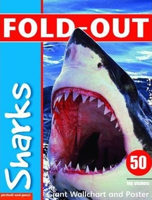 Fold-out Poster Sticker Sharks