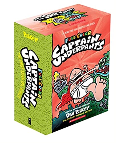 Captain Underpants Full Color Edition Box Of 7 Books