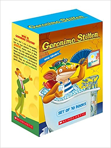 Geronimo Stilton 1 To 10 - Set Of 10 Books With New Covers