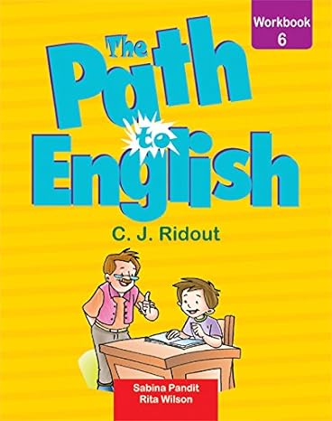 The Path To English Workbook For Class 6