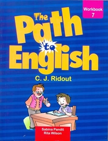 The Path To English Workbook For Class 7