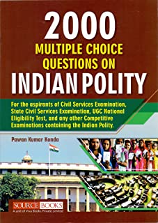 2000 Multiple Choice Questions On Indian Polity