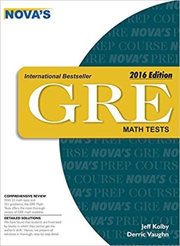 Novas Gre Math Tests Edition 2016