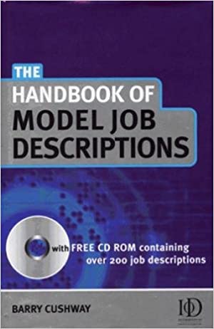 Handbook Of Model Job Descriptions (with Cd Rom)