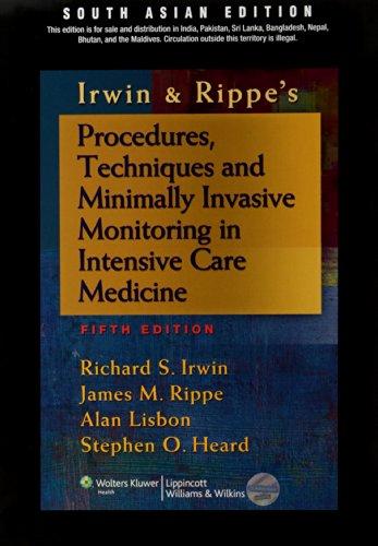Procedures,techniques & Minimally Invasive Monitoring In Intensive Care Medicine, 5/e