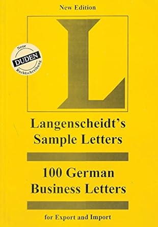 100 German Business Letters