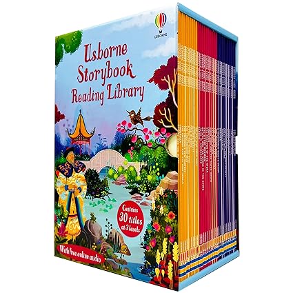 Usborne Storybook Reading Library Collection 30 Books Boxed Set