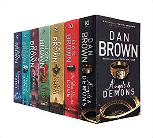 Robert Langdon Series Collection 7 Books Set By Dan Brown (angels And Demons, The Da Vinci Code, The Lost Symbol, Inferno, Origin, Digital Fortress, Deception Point)