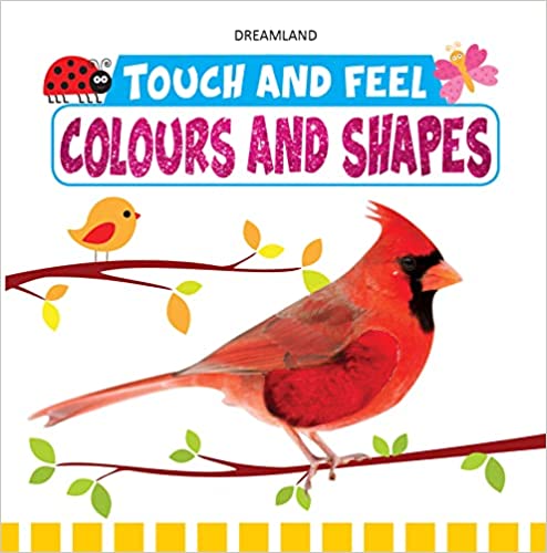 Colour And Shapes Touch And Feel Book To Help Children Learn Different Textures Age 1 - 4 Years