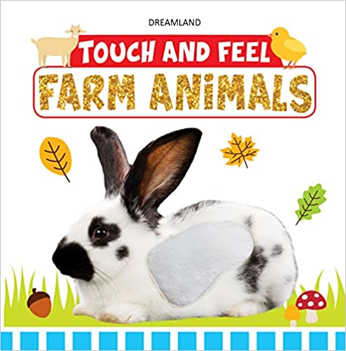 Farm Animals Touch And Feel Book To Help Children Learn Different Textures Age 1 - 4 Years