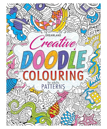 Patterns - Creative Doodle Colouring Book For Beginners And Adults