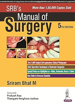 (old) Srb's Manual Of Surgery