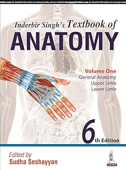 (old)inderbir Singh's Textbook Of Anatomy Vol.1,general Anatomy,upper Limb, Lower Limb