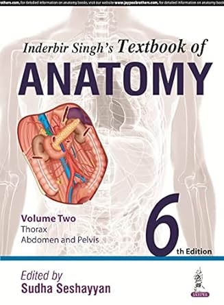 (old)inderbir Singh's Textbook Of Anatomy Vol.2 Thorax Abdomen And Pelvis