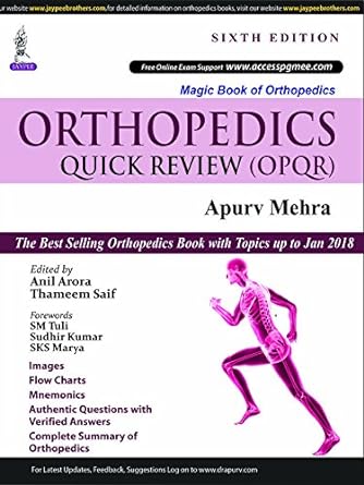 (old) Orthopedics Quick Review (opqr): Magic Book Of Orthopedics