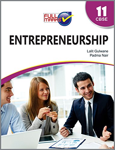 A Textbook On Entrepreneurship For Class Xi (j & K Edition 2018-19)