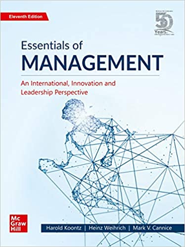 Essentials Of Management - An International, Innovation And Leadership Perspective