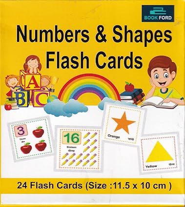 Numbers & Shapes Flash Cards