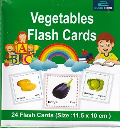 Vegetables Flash Cards