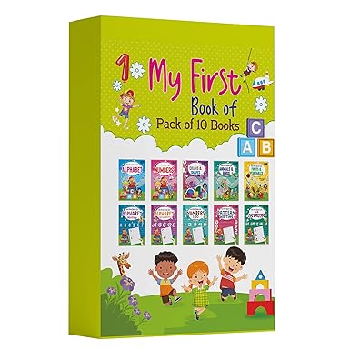 Bookford My First Book Of Pack Of 10 - 2 Year To 8 Years Kids