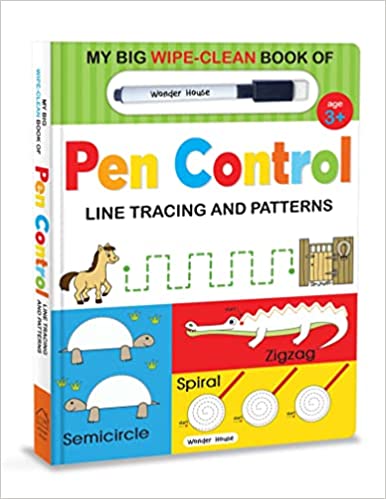 My Big Wipe And Clean Book Of Pen Control For Kids