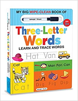 My Big Wipe And Clean Book Of Three Letter Words For Kids