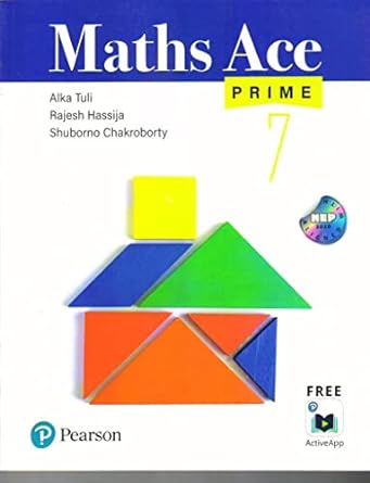 Maths Ace Prime (nep Edition) 7