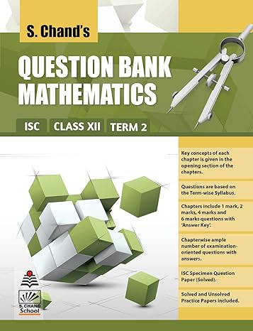 S Chand's Qb_isc Maths_class Xii_term Ii