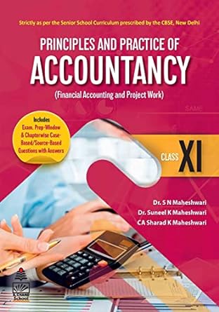 Principle And Practice Of Accountancy Class Xi