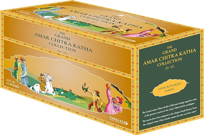 The Grand Amar Chitra Katha Collection Boxset Of 12 Books