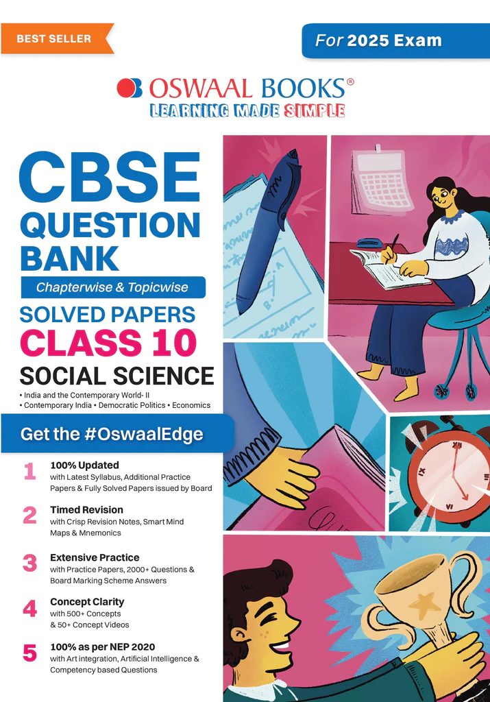 Cbse Question Bank Class 10 Social Science, Chapterwise And Topicwise Solved Papers For Board Exams 2025
