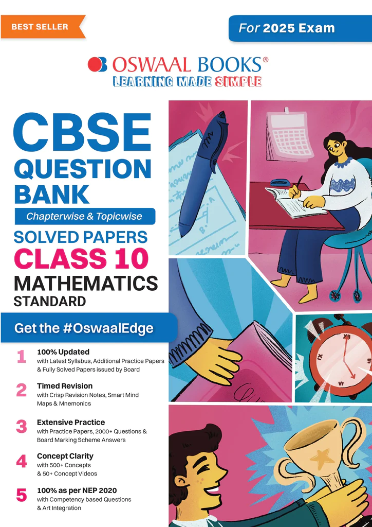 Cbse Question Bank Class 10 Mathematics Standard, Chapterwise And Topicwise Solved Papers For Board Exams 2025