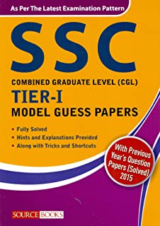 Ssc Combined Graduate Level (cgl) Tier-i, Model Guess Paper