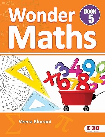 Wonder Maths 5- (for Class 5)