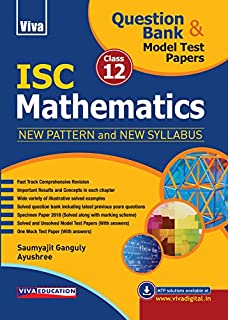 Isc Question Bank For Mathematics 2017 For 
Class Xii