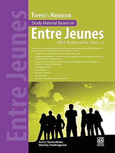 Topper's Handbook Study Material Based On Entre Jeunes Cbse Textbook For Class-x