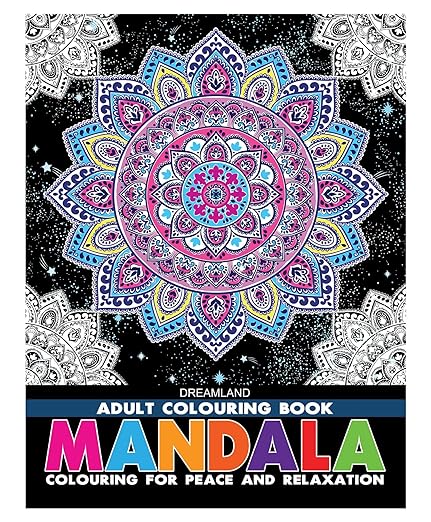 Mandala- Colouring Book For Adults [paperback] Dreamland Publications