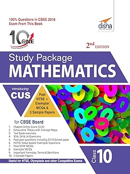 10 In One Study Package For Cbse Mathematics Class 10 With 3 Sample Papers 2nd Edition