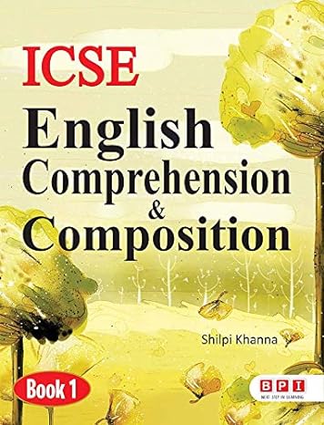 Icse English Comprehension & Composition 1