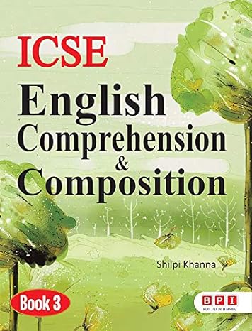 Icse English Comprehension & Composition 3